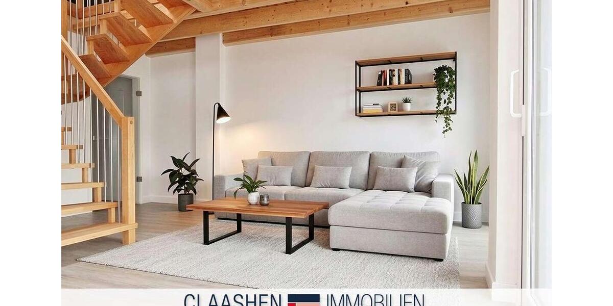 Dachgeschoßwohnung Hage - 3 Zimmer, 93 m&sup2;, 895&euro; | Angebot:25057172