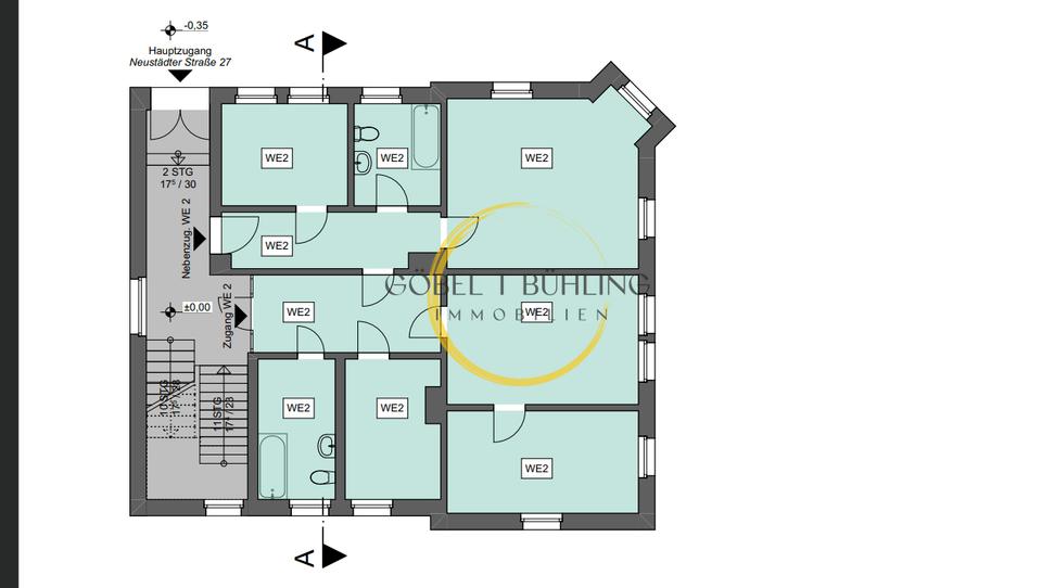 Etagenwohnung Weida - 4 Zimmer, 104 m&sup2;, 660&euro; | Angebot:26489781