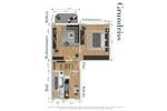 Etagenwohnung Köthen (Anhalt) - 2 Zimmer, 46 m&sup2;, 282&euro; | Angebot:26270586