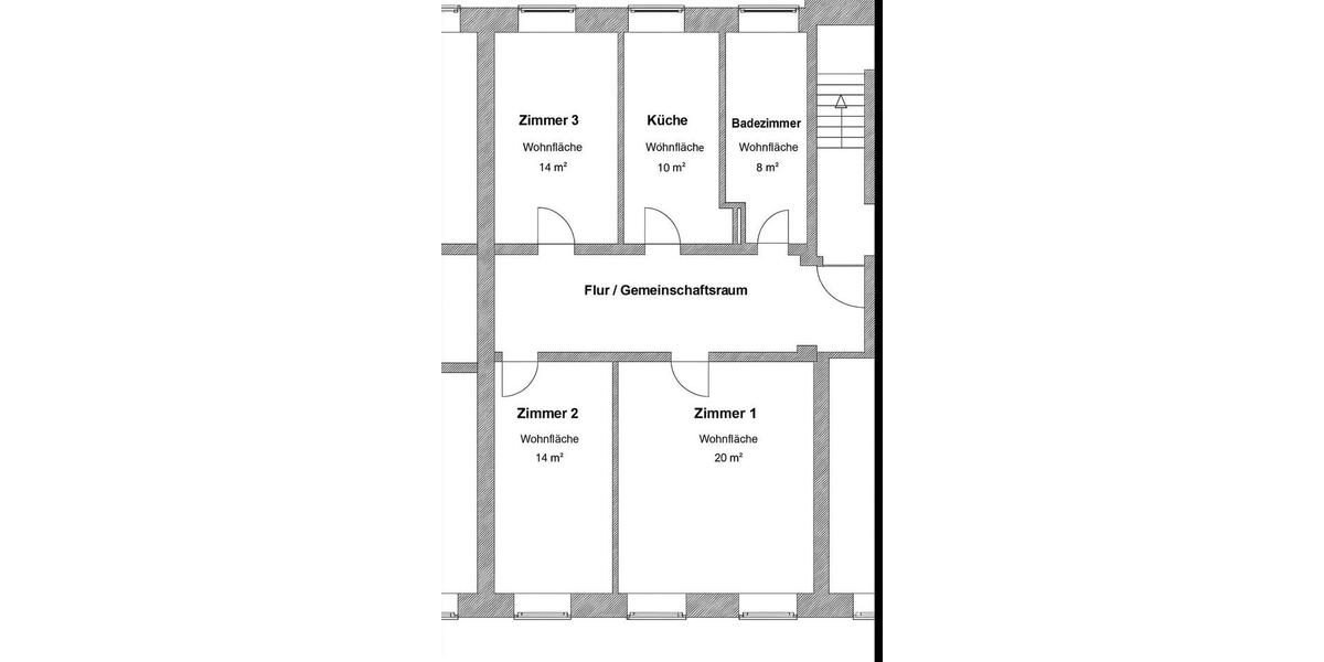 Wohnen auf Zeit Hannover Linden-Limmer - 1 Zimmer, 20 m&sup2;, 525&euro; | Angebot:25551462