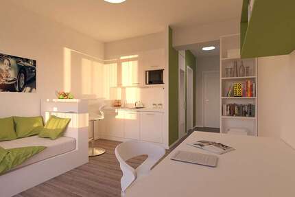 Wohnung Hildesheim - 1 Zimmer, 23 m&sup2;, 600&euro; | Angebot:26284627