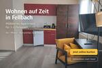 1-Zimmer-Apartment mit WLAN, TV, DuscheWc, Küche, Waschmaschine, Trockner und Parkplatz 1 zimmer
