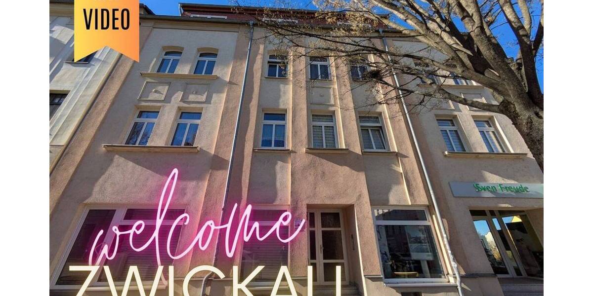 Etagenwohnung Zwickau Bahnhofsvorstadt - 1 Zimmer, 40 m&sup2;, 240&euro; | Angebot:26142542