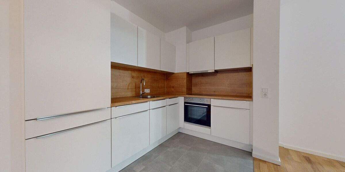 Erstbezug im Neubau: Stilvolle 2-Zimmer-Wohnung mit Einbauküche & ruhigem Innenhof-Balkon 2 zimmer