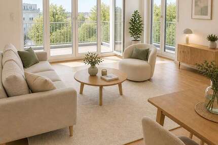 Wohnung Darmstadt Bessungen - 3 Zimmer, 90 m&sup2;, 1.620&euro; | Angebot:27116265
