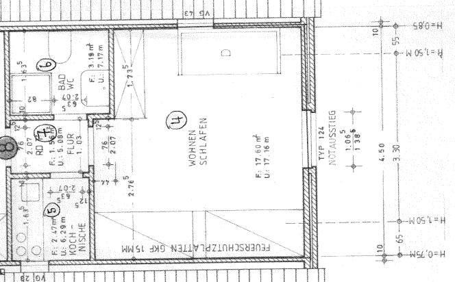 Dachgeschoßwohnung Büsum - 1 Zimmer, 18 m&sup2;, 350&euro; | Angebot:25865261