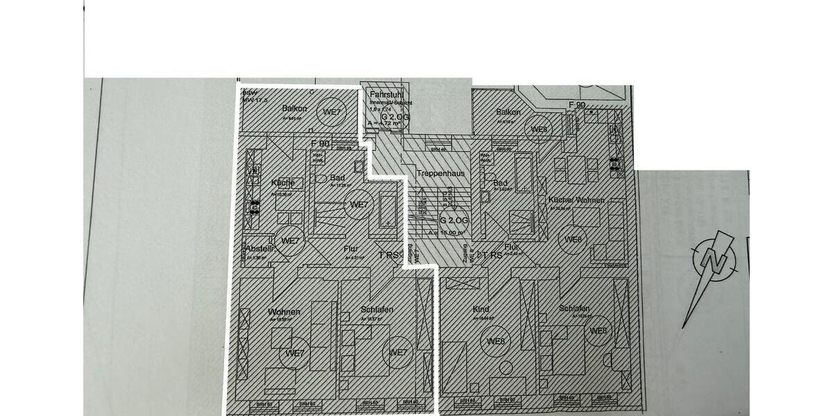 Etagenwohnung Magdeburg Beyendorf-Sohlen - 2 Zimmer, 72 m&sup2;, 670&euro; | Angebot:26701298