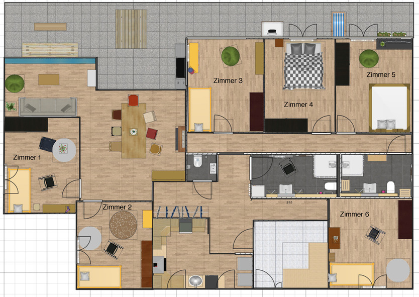 14,5 & 17 m² Zimmer in frisch sanierter 6er-WG, Reppenstedt