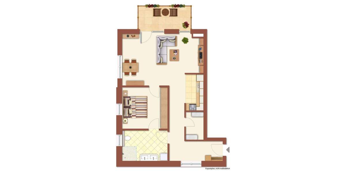 Etagenwohnung Spalt - 2 Zimmer, 75 m&sup2;, 865&euro; | Angebot:25677610