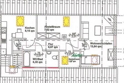 Dachgeschoss Wohnung Holtorf -Polizeistudent-in geeignet 2 zimmer