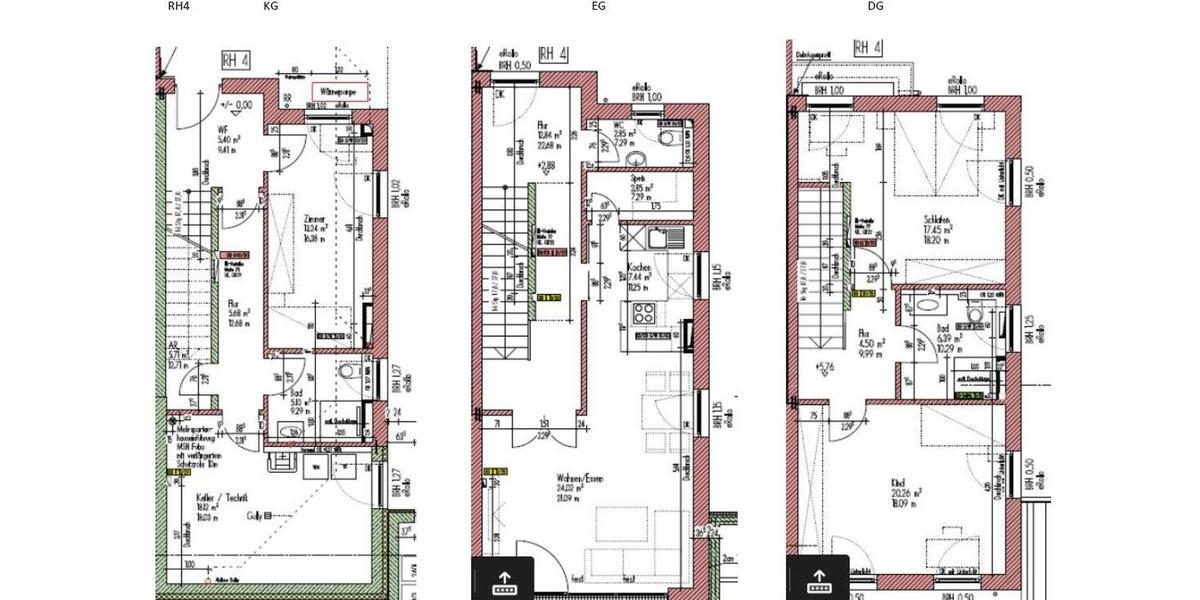 Reihenhaus Ansbach - 4 Zimmer, 155 m&sup2;, 2.050&euro; | Angebot:24770613