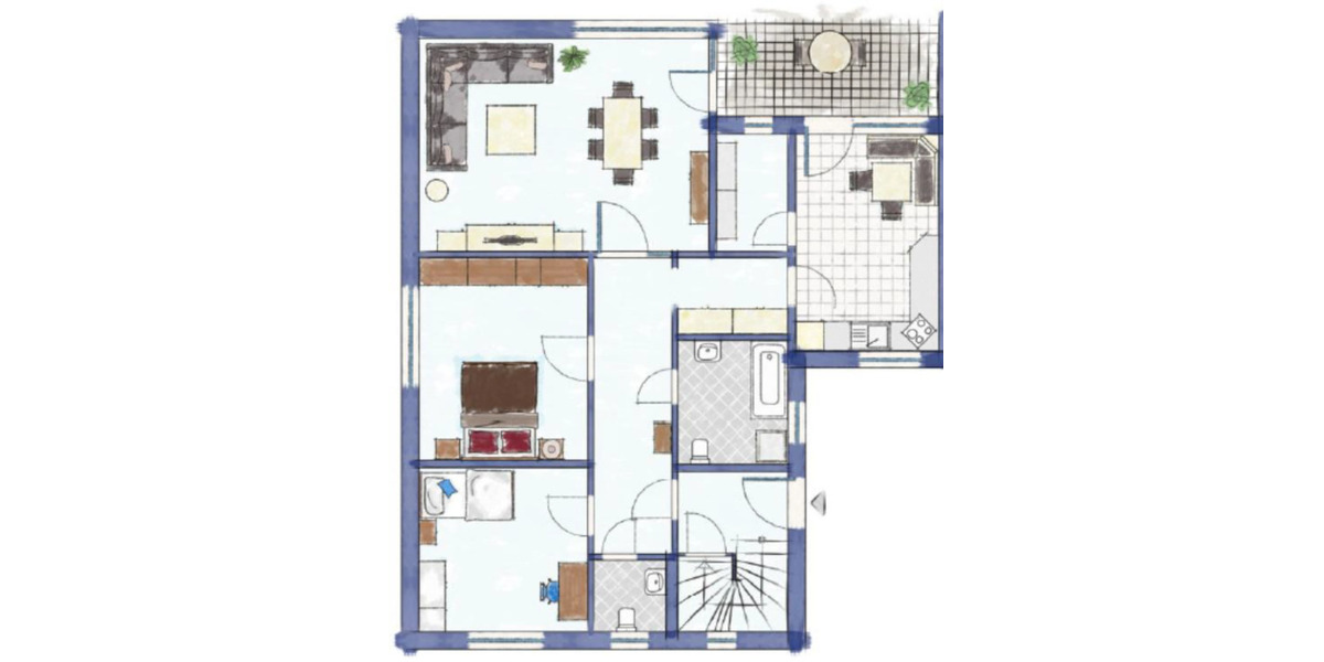 Etagenwohnung Westoverledingen - 3 Zimmer, 101 m&sup2;, 800&euro; | Angebot:25332901
