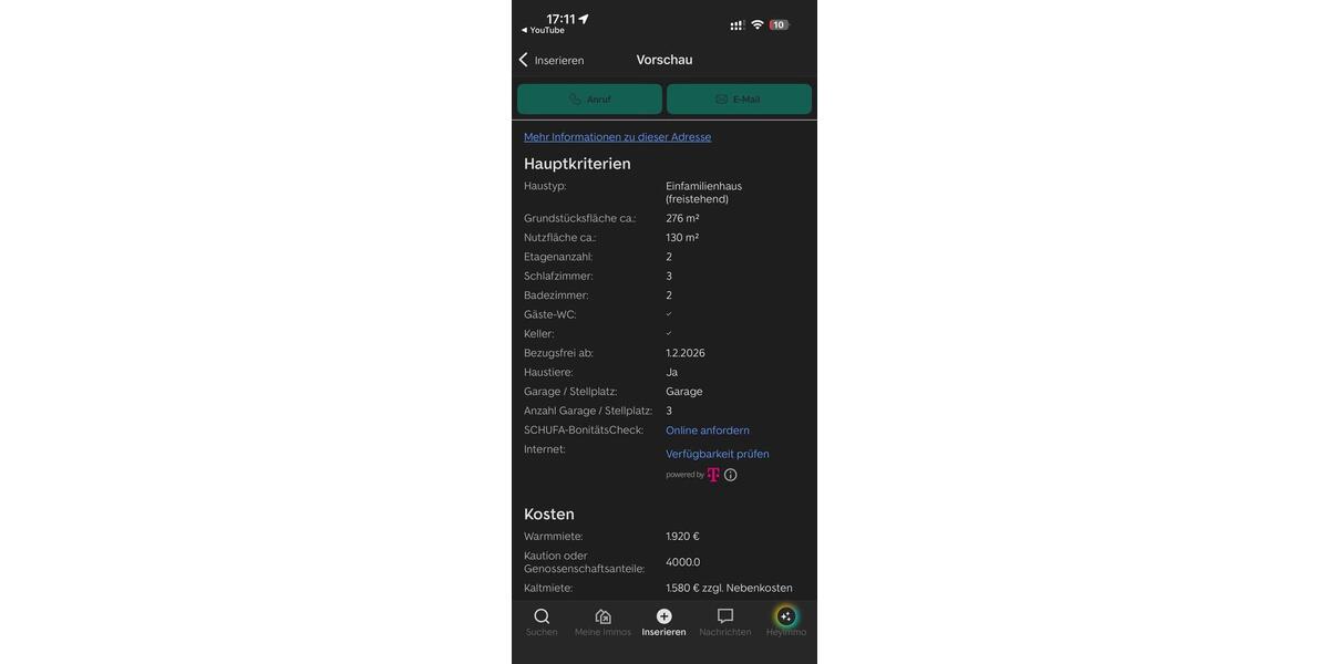Einfamilienhaus Ober-Olm Olm - 2 Zimmer, 96 m&sup2;, 1.580&euro; | Angebot:24796171