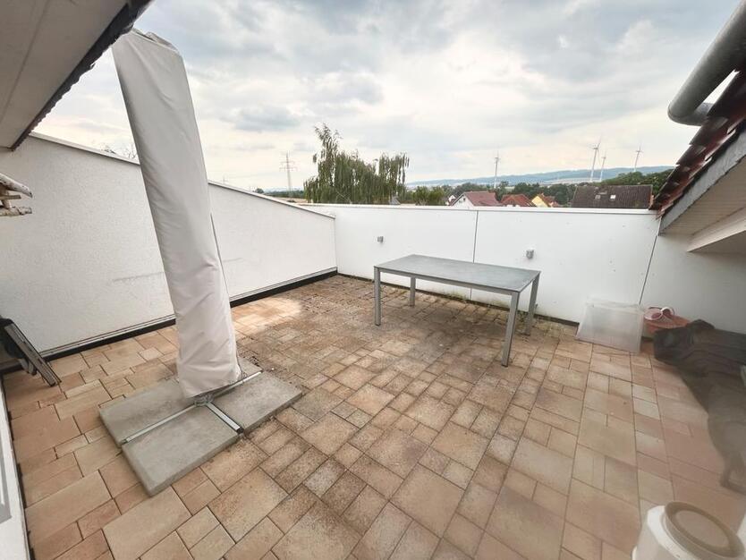 Traumhafter Blick von der Dachterrasse - Loft, Maisonette Wohnung