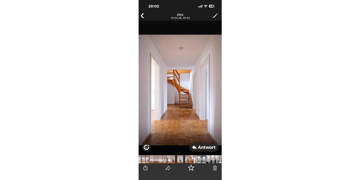 Dachgeschoßwohnung Erfurt Andreasvorstadt - 2 Zimmer, 60 m&sup2;, 930&euro; | Angebot:25995883