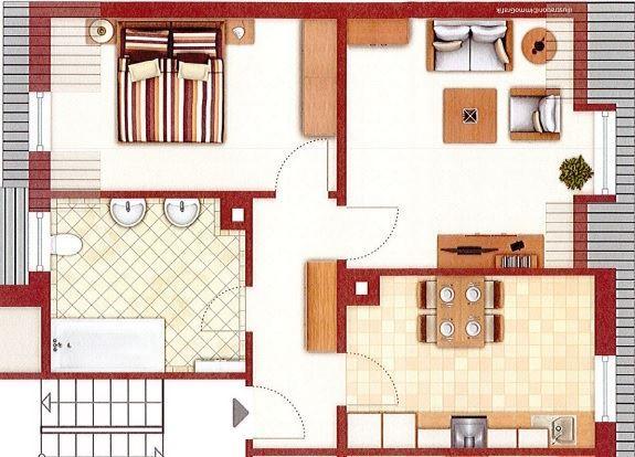 Dachgeschoßwohnung Roßwein - 2 Zimmer, 53 m&sup2;, 269&euro; | Angebot:26038813