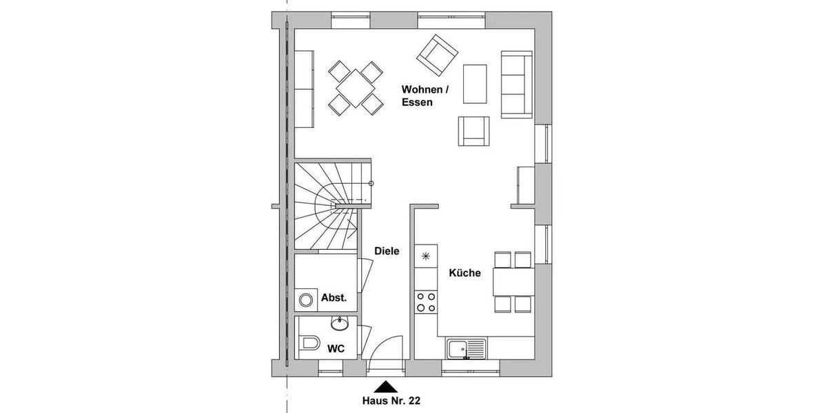 Reihenhaus Delmenhorst Deichhorst - 4 Zimmer, 102 m&sup2;, 1.495&euro; | Angebot:26430915