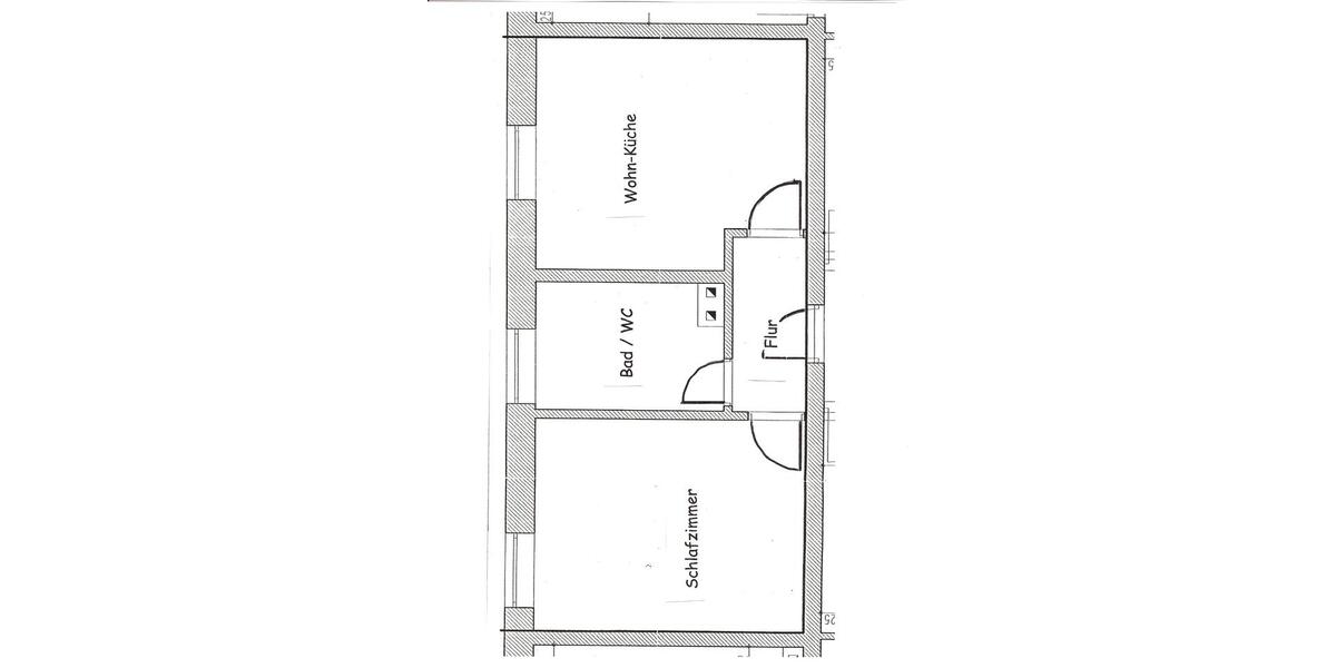 Etagenwohnung Hof Altstadt - 2 Zimmer, 39 m&sup2;, 299&euro; | Angebot:26261870