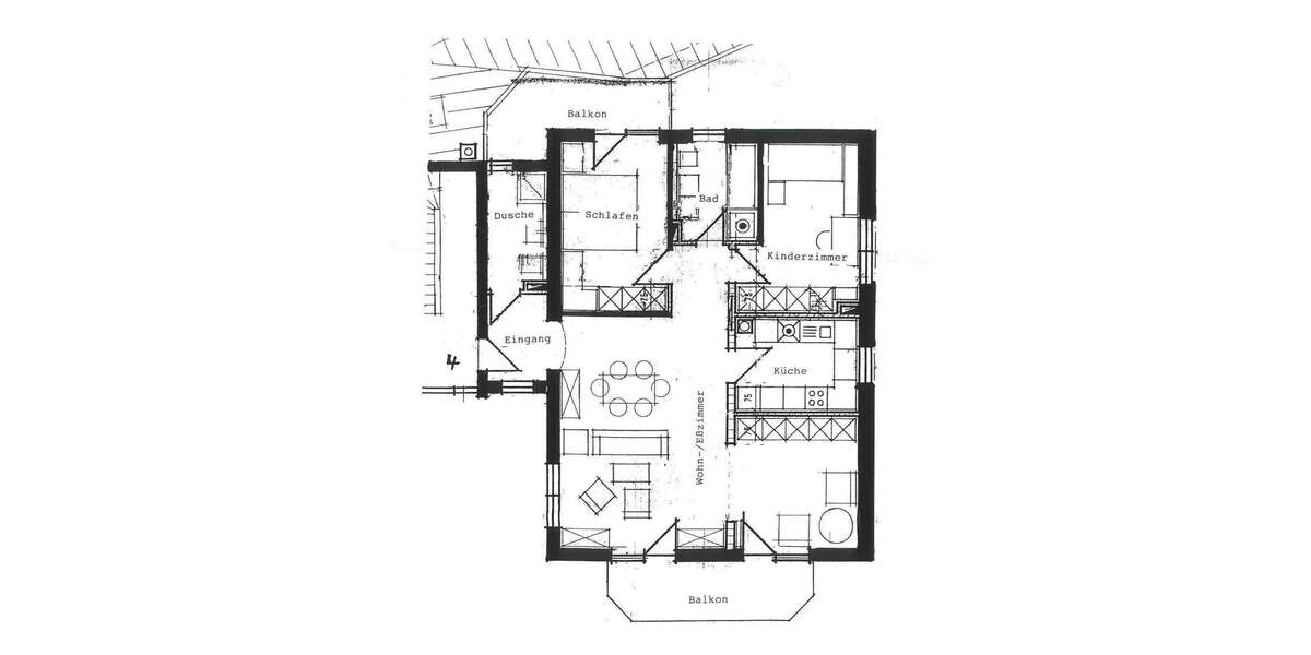 Etagenwohnung Wertheim Lindelbach - 3 Zimmer, 96 m&sup2;, 710&euro; | Angebot:25109991