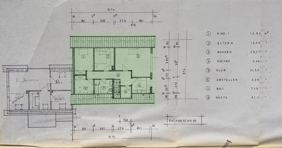 Dachgeschoßwohnung Goslar Jürgenohl - 4 Zimmer, 80 m&sup2;, 480&euro; | Angebot:25048534
