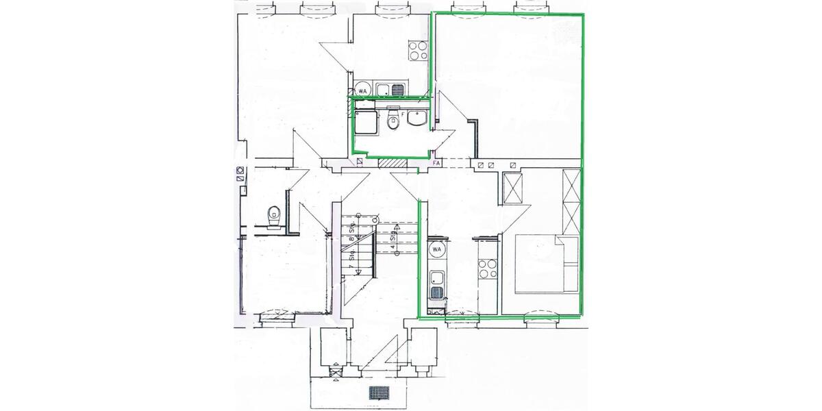 Etagenwohnung Finsterwalde - 2 Zimmer, 45 m&sup2;, 268&euro; | Angebot:26566280