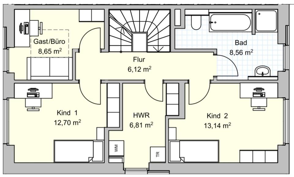 Reihenhaus Wolfsburg Almke - 5 Zimmer, 160 m&sup2;, 1.975&euro; | Angebot:22524853