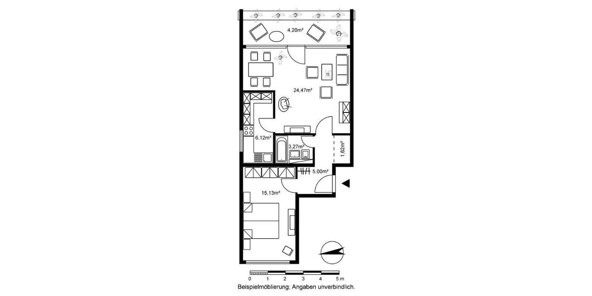 Erstbezug nach Renovierung, tolle 2-Zimmerwohnung zum 01.02.2026 zu vermieten! 2 zimmer
