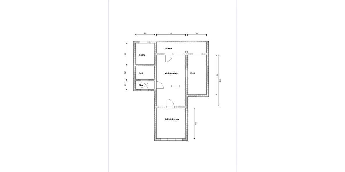 Etagenwohnung Lichtenstein (Sachsen) - 3 Zimmer, 52 m&sup2;, 440&euro; | Angebot:26550804