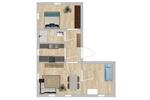 Etagenwohnung Heidenau - 3 Zimmer, 60 m&sup2;, 590&euro; | Angebot:26560787