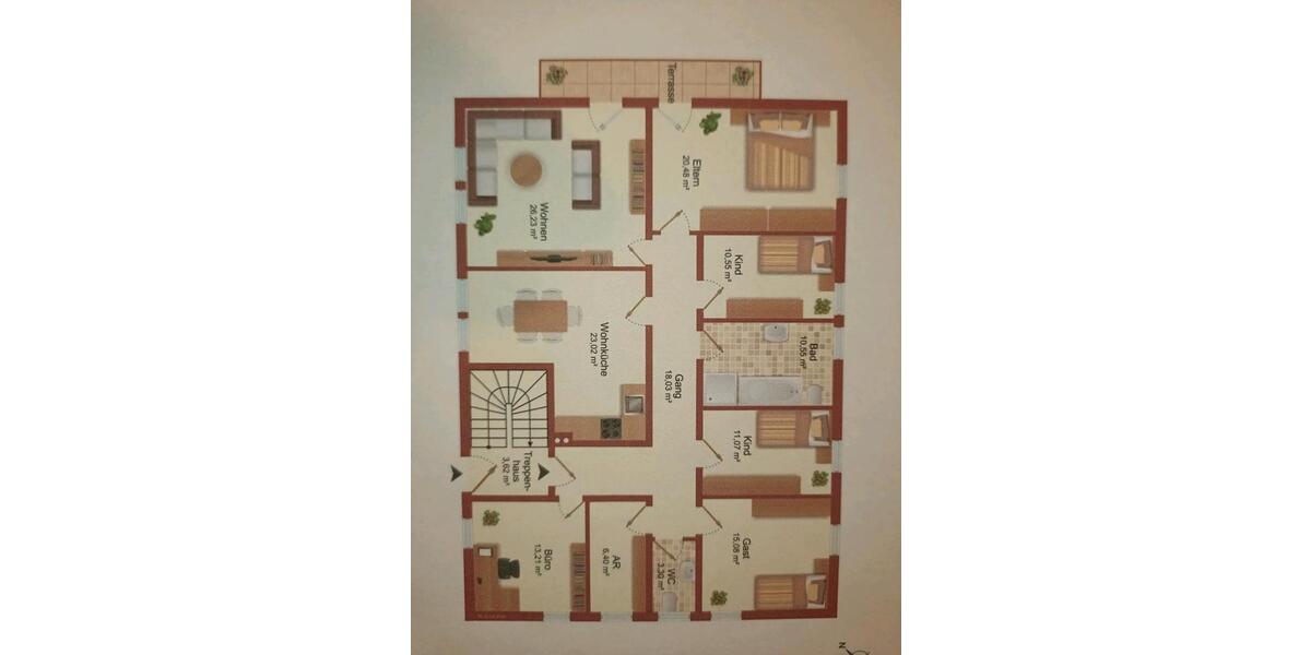 Erdgeschoßwohnung Kößlarn - 6 Zimmer, 161 m&sup2;, 950&euro; | Angebot:25420735