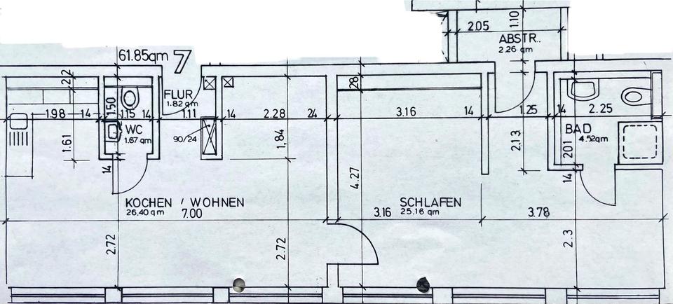 Etagenwohnung Reichshof - 2.5 Zimmer, 62 m&sup2;, 569&euro; | Angebot:25155072