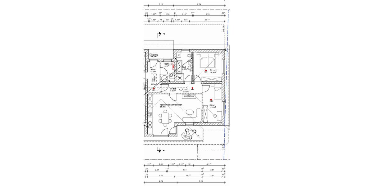 Terrassenwohnung Aldersbach - 3 Zimmer, 78 m&sup2;, 725&euro; | Angebot:26633319