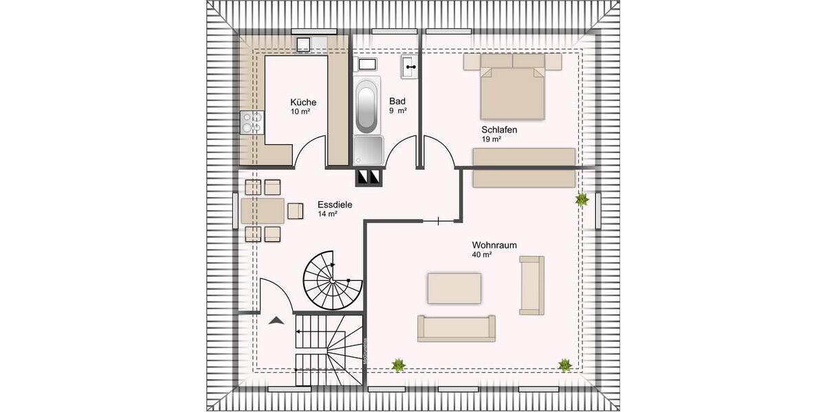 Wohnkomfort auf zwei Etagen - Maisonettewohnung mit Garten in Bielefeld-Senne! 4 zimmer