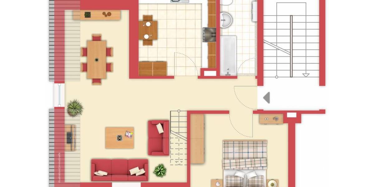 Etagenwohnung Dresden Klotzsche - 3 Zimmer, 69 m&sup2;, 665&euro; | Angebot:26154796