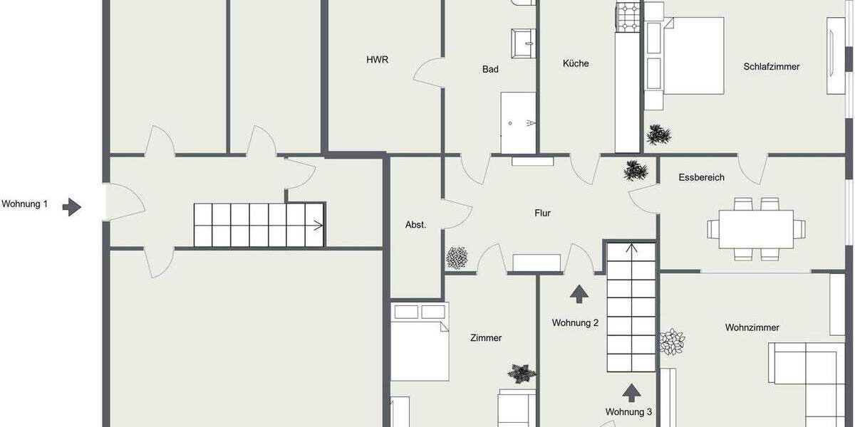 Erdgeschosswohnung im Hittfelder Ortskern! 3 zimmer