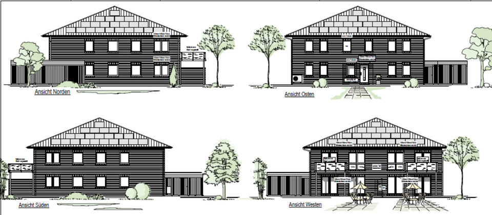 Etagenwohnung Bösel - 4 Zimmer, 95 m&sup2;, 1.000&euro; | Angebot:25650382