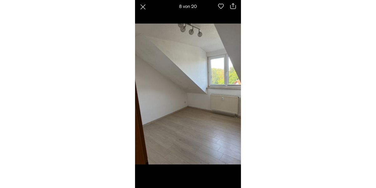 Dachgeschoßwohnung Kassel Bettenhausen - 2 Zimmer, 45 m&sup2;, 500&euro; | Angebot:25792471