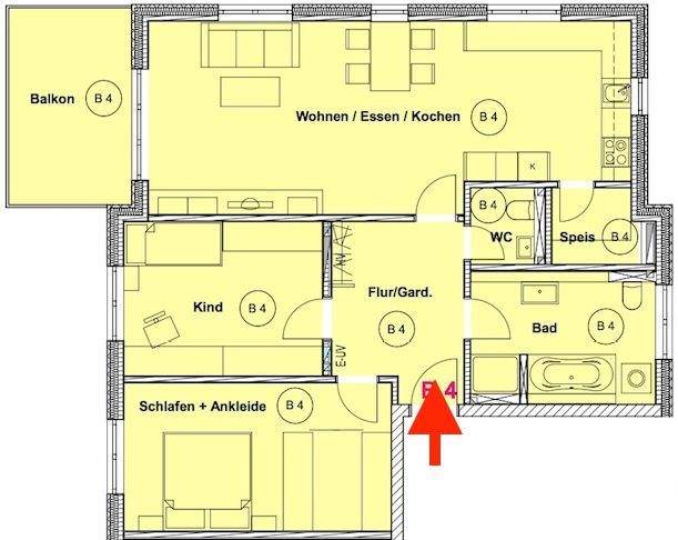 Gesundes Wohnen - Moderne 3-Zimmer Wohnung im Niedrigenergiehaus (Massivholz) 3 zimmer