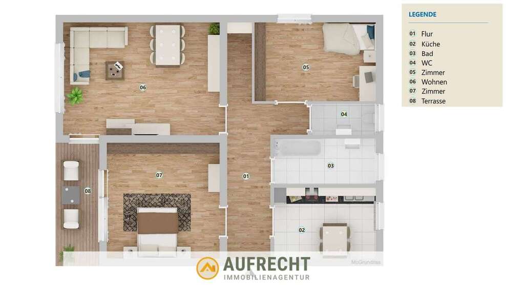 Wohnung zum Mieten in Dachau 1.145 € 78 m² 3 zimmer