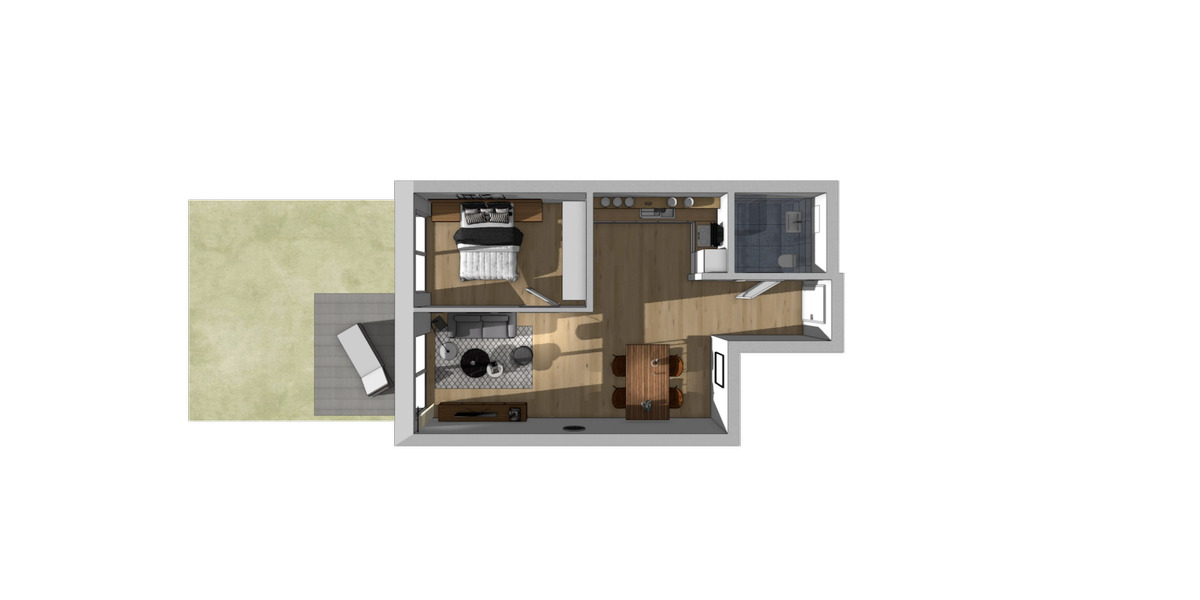 Erdgeschoßwohnung Paderborn - 2 Zimmer, 59 m&sup2;, 780&euro; | Angebot:25858735