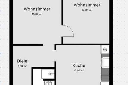 Wohnung Bad Hersfeld - 2 Zimmer, 53 m&sup2;, 800&euro; | Angebot:26660262