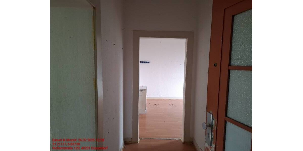 Etagenwohnung Düsseldorf Eller - 2 Zimmer, 64 m&sup2;, 580&euro; | Angebot:24025567