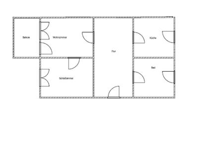 202327 Schöne 3 Zimmerwohnung im Stadtzentrum von Torgelow 3 zimmer