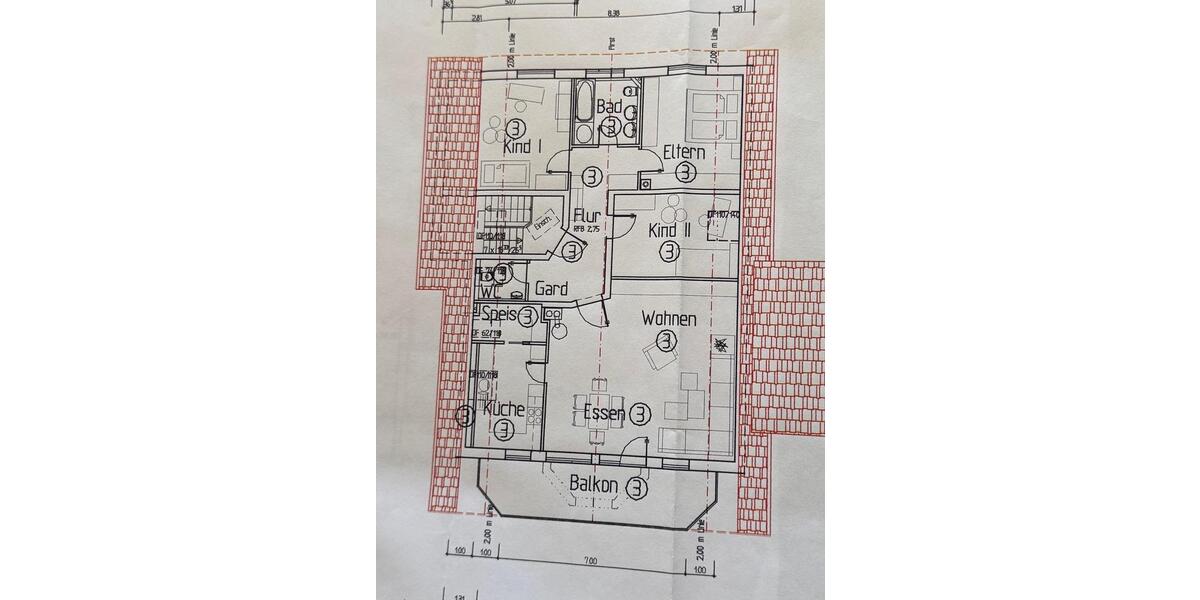 Dachgeschoßwohnung Auenwald - 4 Zimmer, 133 m&sup2;, 1.490&euro; | Angebot:26288235