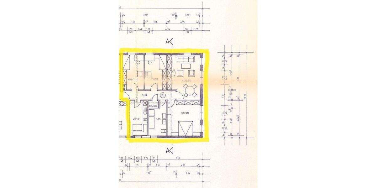 Etagenwohnung Diemelsee - 4 Zimmer, 100 m&sup2;, 600&euro; | Angebot:25964086