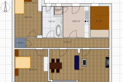 Wohnung Mainz Neustadt - 3 Zimmer, 90 m&sup2;, 1.500&euro; | Angebot:26889706