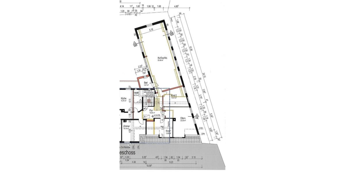 Erstbezug nach Sanierung - 4,5-Zimmer-Wohnung mit Balkon, Gartenanteil, 2 Stellplätzen 4 zimmer