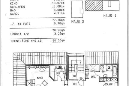Wohnung Waldenburg - 3 Zimmer, 80 m&sup2;, 600&euro; | Angebot:26397604