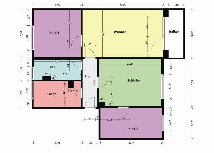 Etagenwohnung Oschersleben - 4 Zimmer, 76 m&sup2;, 369&euro; | Angebot:25700293
