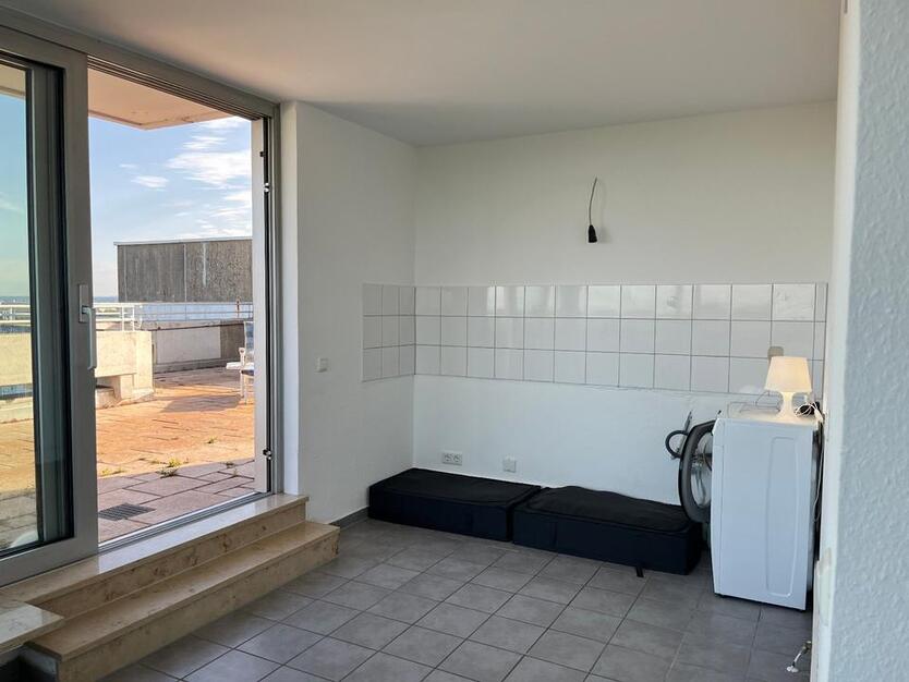 Juwel Penthouse 60 qm Dach-Terrasse und Fensterfront 17. Stock